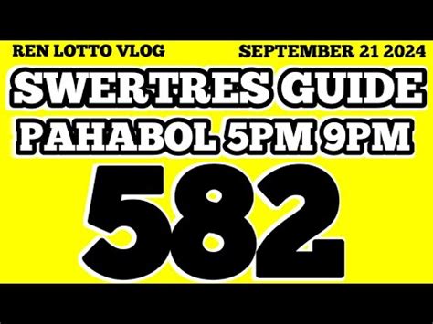 PAHABOL DOUBLE SWERTRES SEPT. 30, 2021 @Samje .